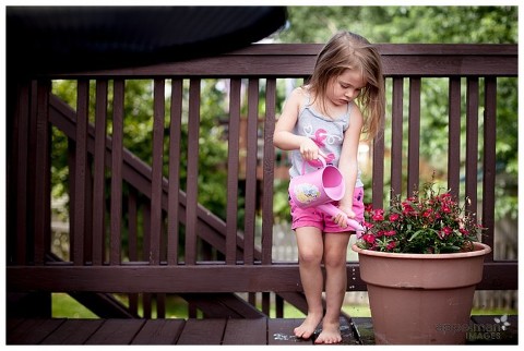 Little Girl Gardener