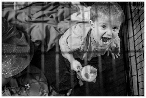 naperville Illinois child photographer, black and white, baby, child picture, professional candid photo, child, cage, fun, play, boy, 