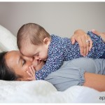 Documentary on location Family Photography in Naperville, real mama and baby moment