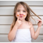 Rainbow Mustache Tattoo on Beautiful little girl by Naperville Lifestyle Family Photographer 208-365 2014