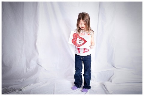 Little Girl Valentine Special Photo Shoot artistic child portrait 45-365 2014