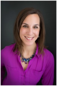 Naperville Headshots | Woman In Bright Purple Shirt