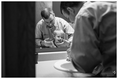 Dad and Little boy baby lifestyle photography in Naperville IL