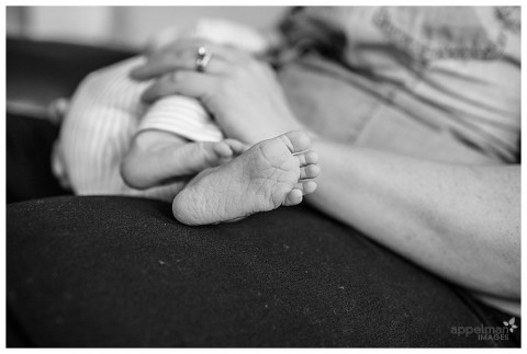 Little feet by Naperville documentary family photographer in Madison lifestyle photography session