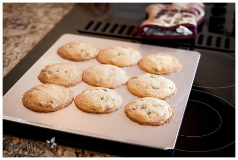 Fresh Baked Chocolate Chip cookies in Naperville by Photojournalistic photographer