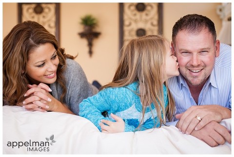 White Eagle Family Photographer in Naperville charming and fun picture of family of three