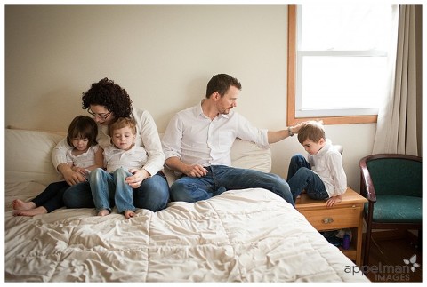 Fabulous lifestyle photo of family by Naperville Family Photographer