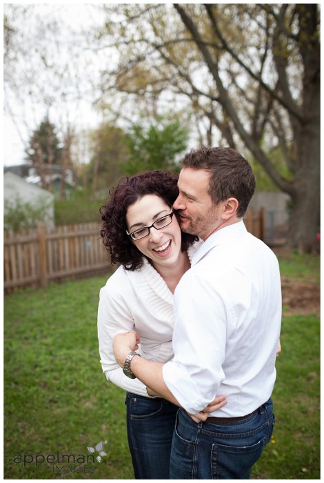 Fun Couple portrait of a mom and dad by Naperville Photographer