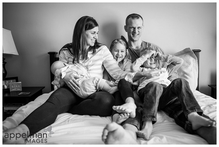 Black and white lifestyle portraits by oswego family photographer