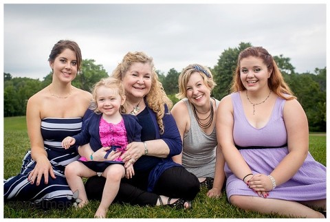 lovely girls all together for a special family photo by naperville family photographer