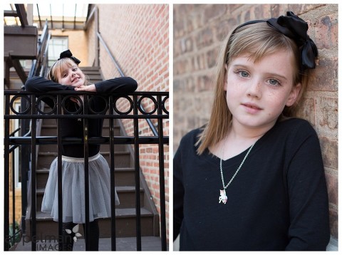 Fall mini session little girl with black sweater naperville