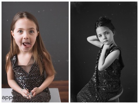 Silly and beautiful little girl portraits by naperville glamour photographer